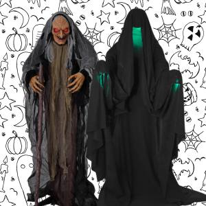 Animated Halloween Decorations and Props