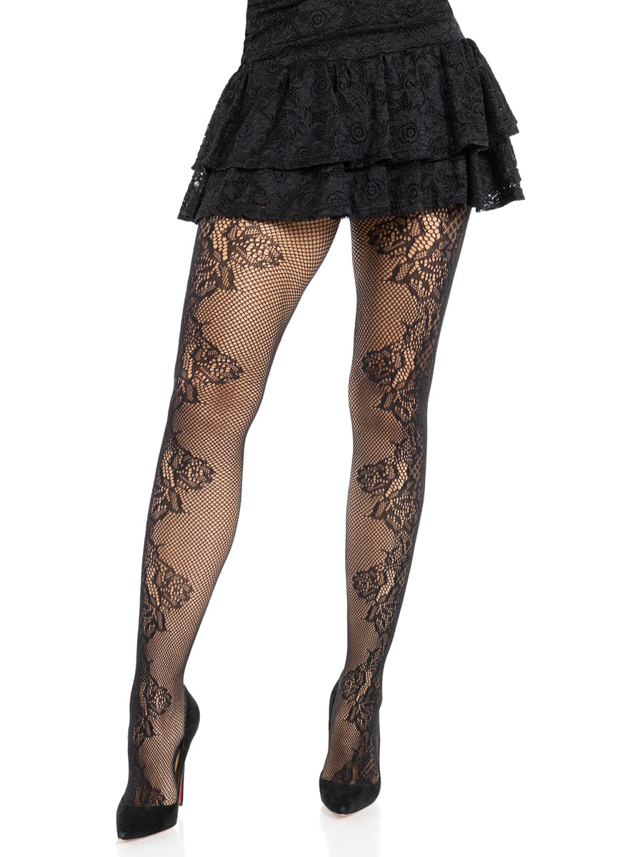 Womens White Ruffled Lace Costume Shorts Back Image