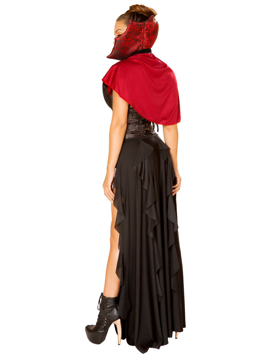 Bloody Babe Womens Sexy Sheer Mesh Halloween Bodysuit - Back Image