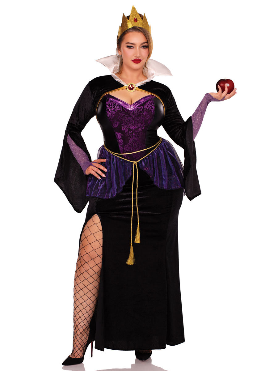 Womens Plus Size Evil Queen Snow White Villain Costume Main Image