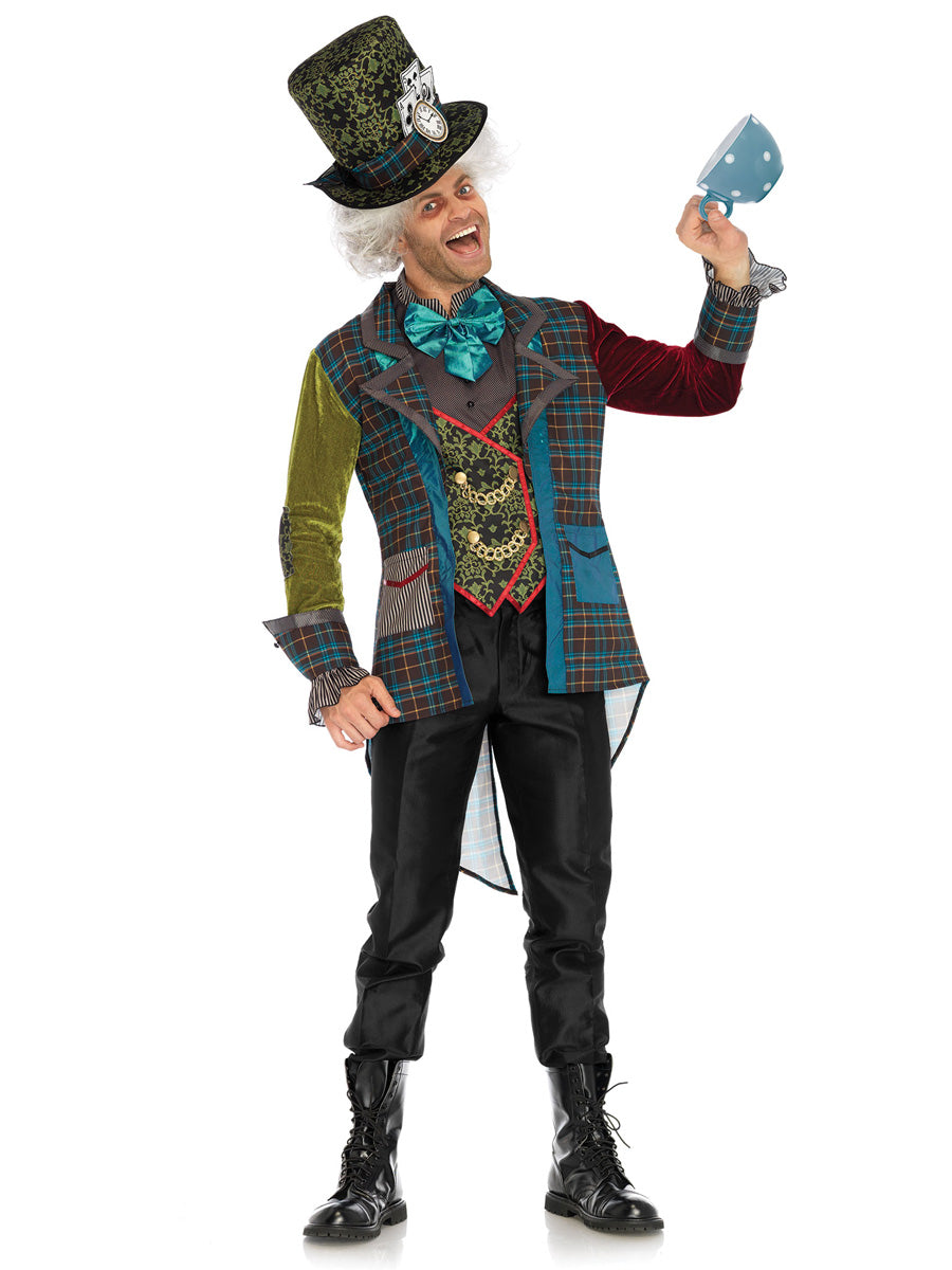 Mad As A Hatter Deluxe Mens Costume