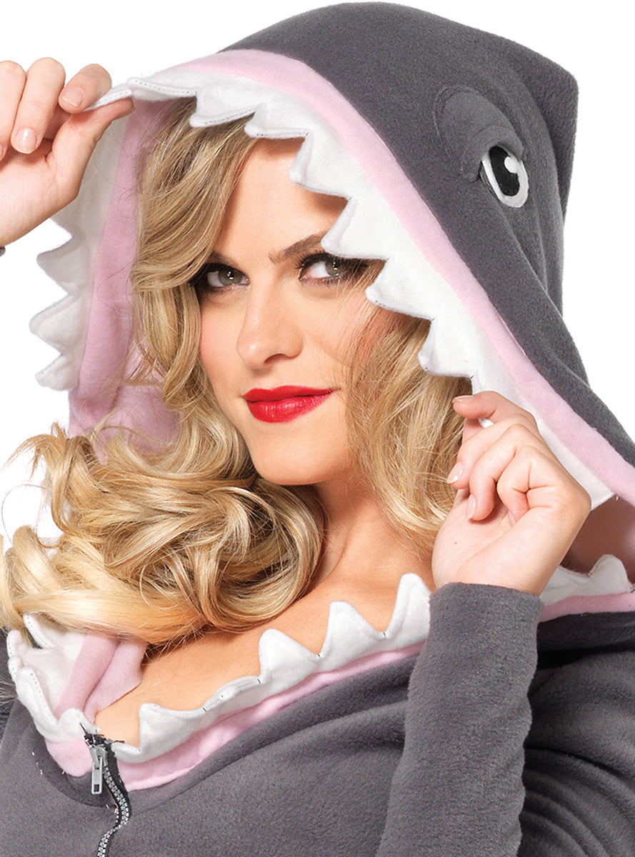 Cozy Cute Shark Womens Costume