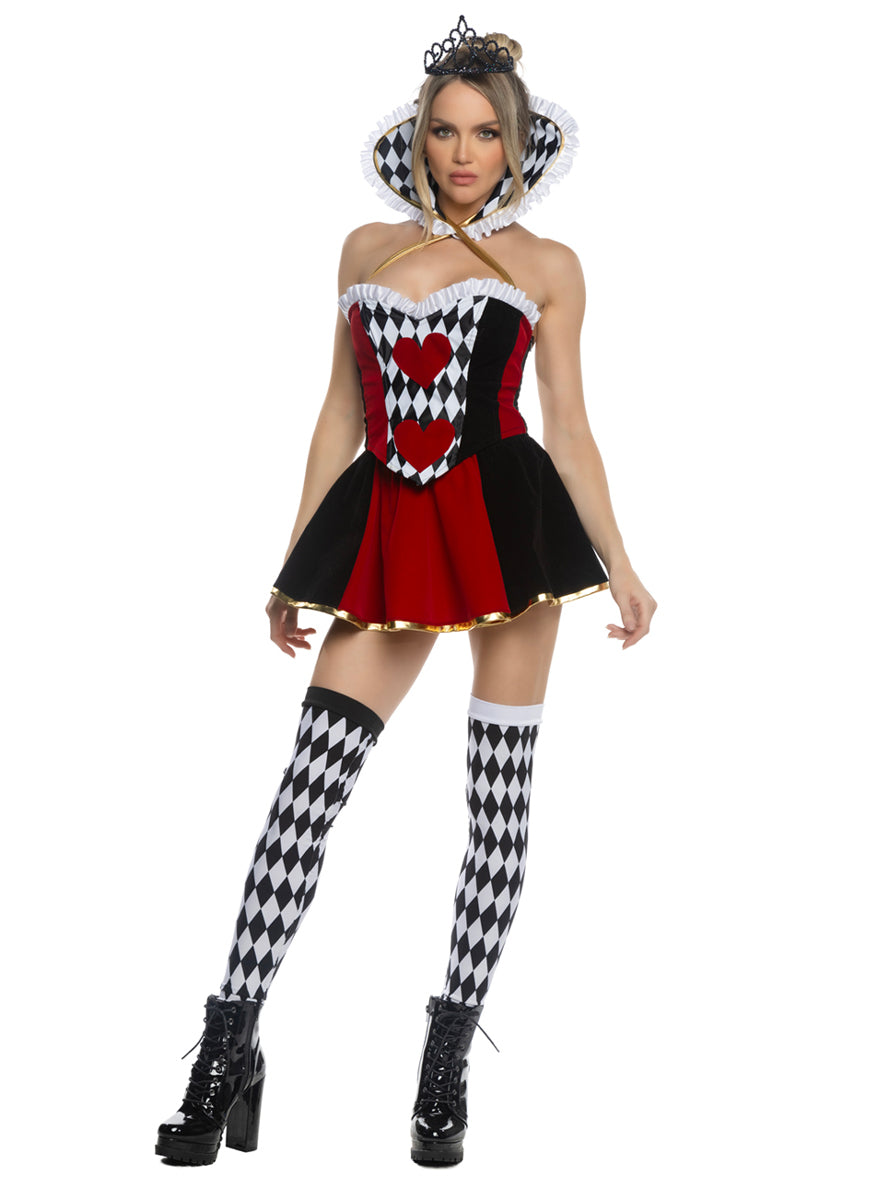 Wonderland Queen Sexy Womens Fairytale Costume - Main Image