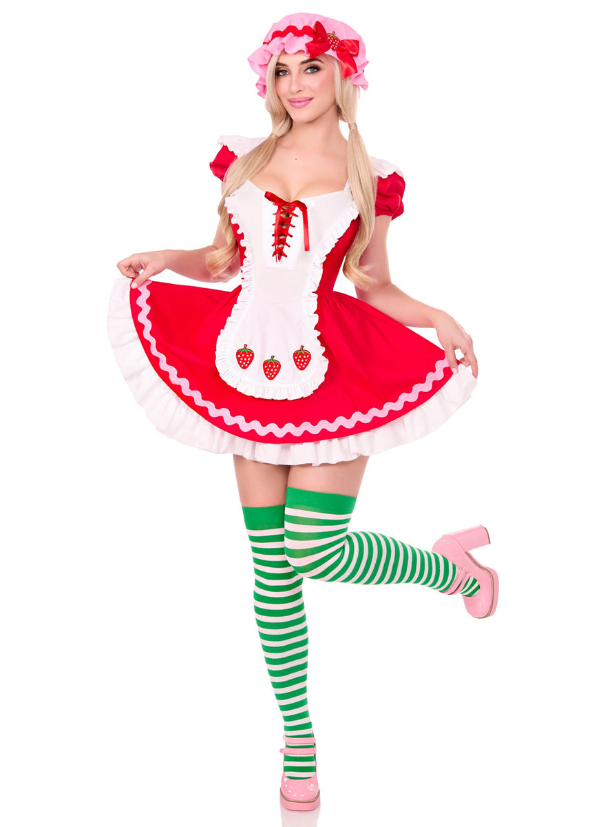 Womens Sexy Berry Cutie Costume Full Front Image