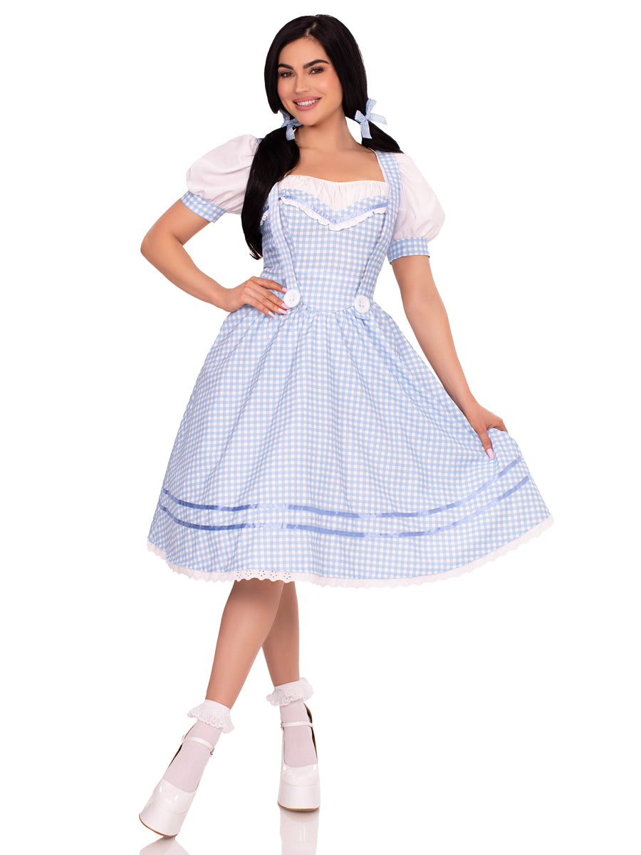 Womens Blue Gingham Kansas Sweetie Dorothy Costume Alternative Image