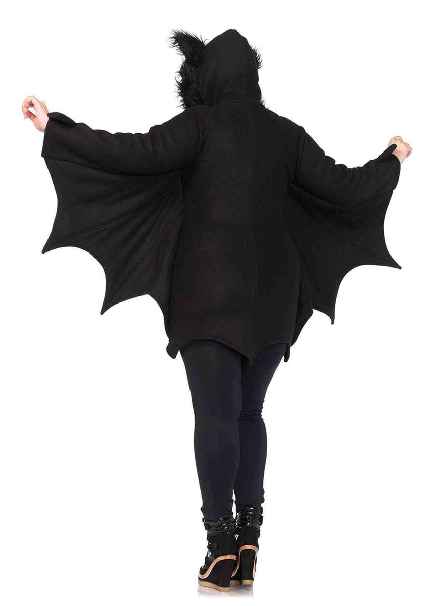 Sexy Black Bat Womens Plus Size Halloween Costume