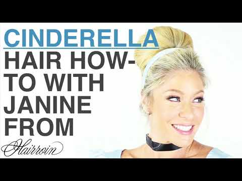 A video tutorial showing how to create the Cinderella hairstyle.