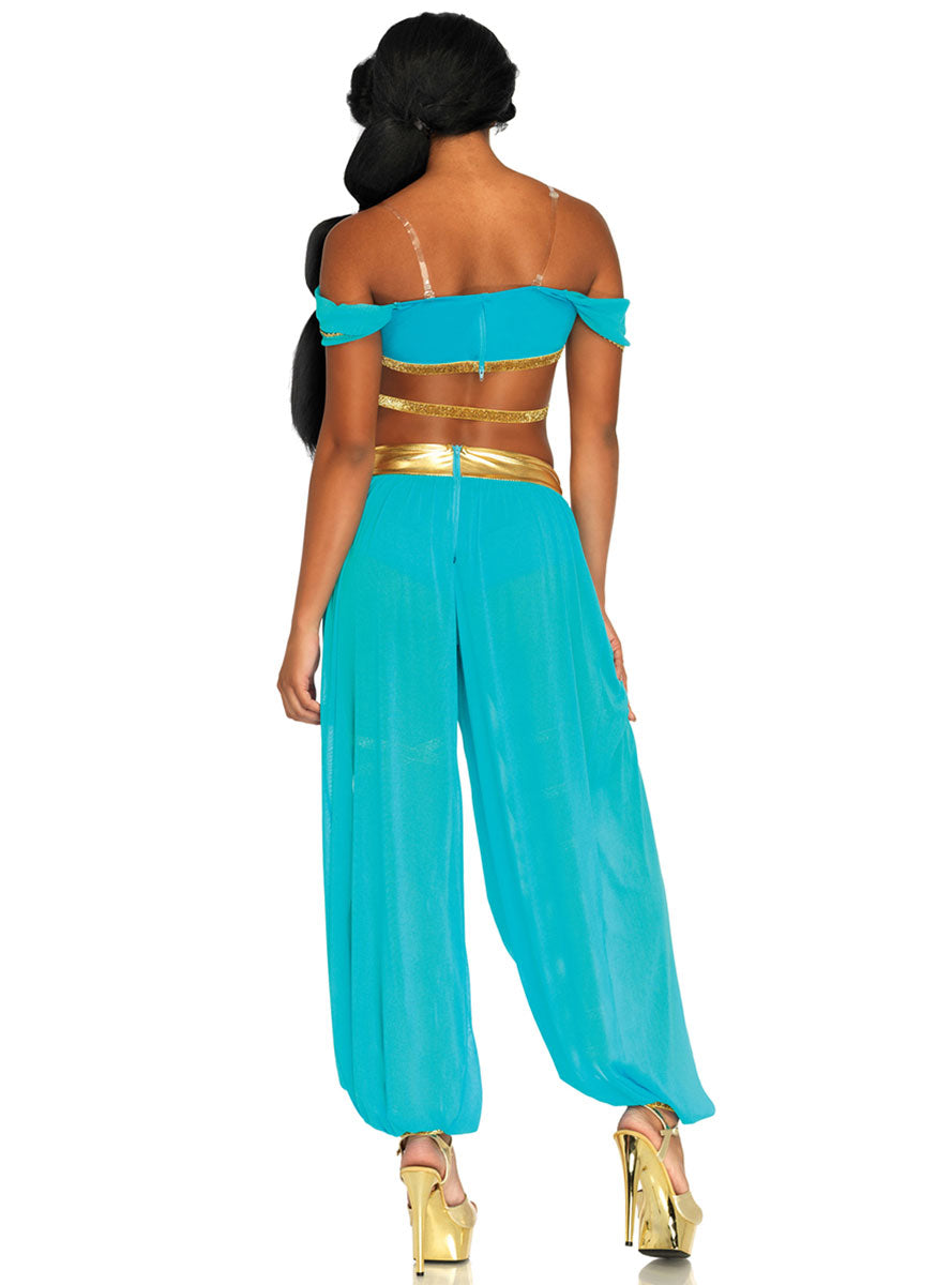 Dreamy Blue Genie Princess Sexy Womens Costume