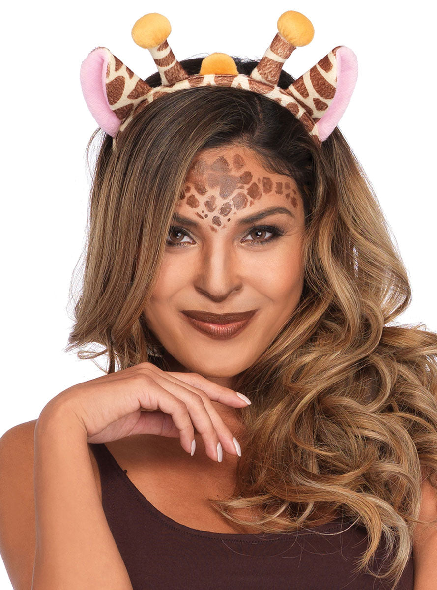 Womens Spotted Giraffe Animal Costume Kit Close Image 1