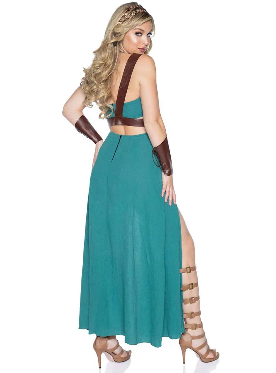 Roman Warrior Sexy Women's Costume - Alternate Back Image