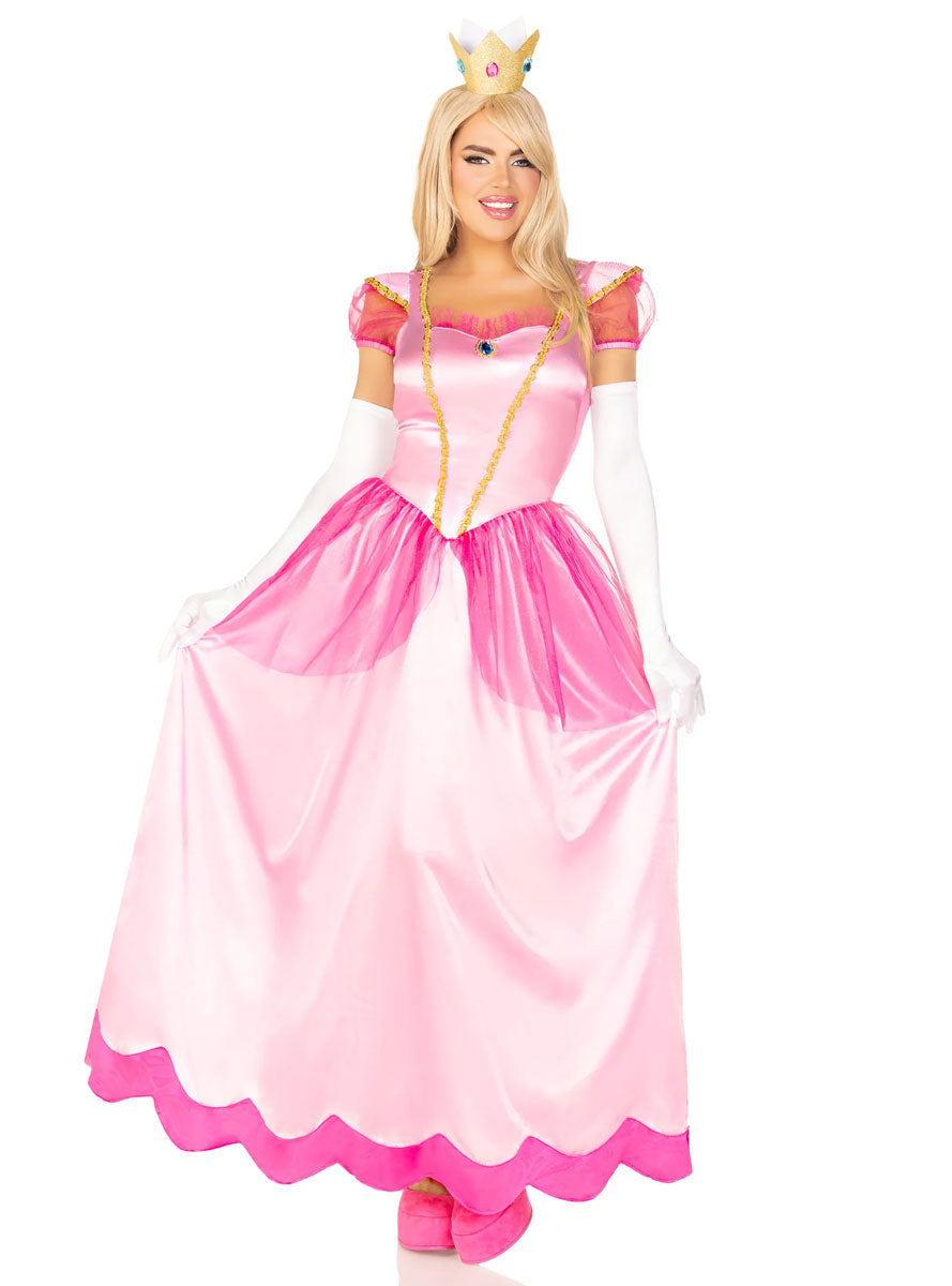 Classic Princess Peach Women's Costume - Main Image