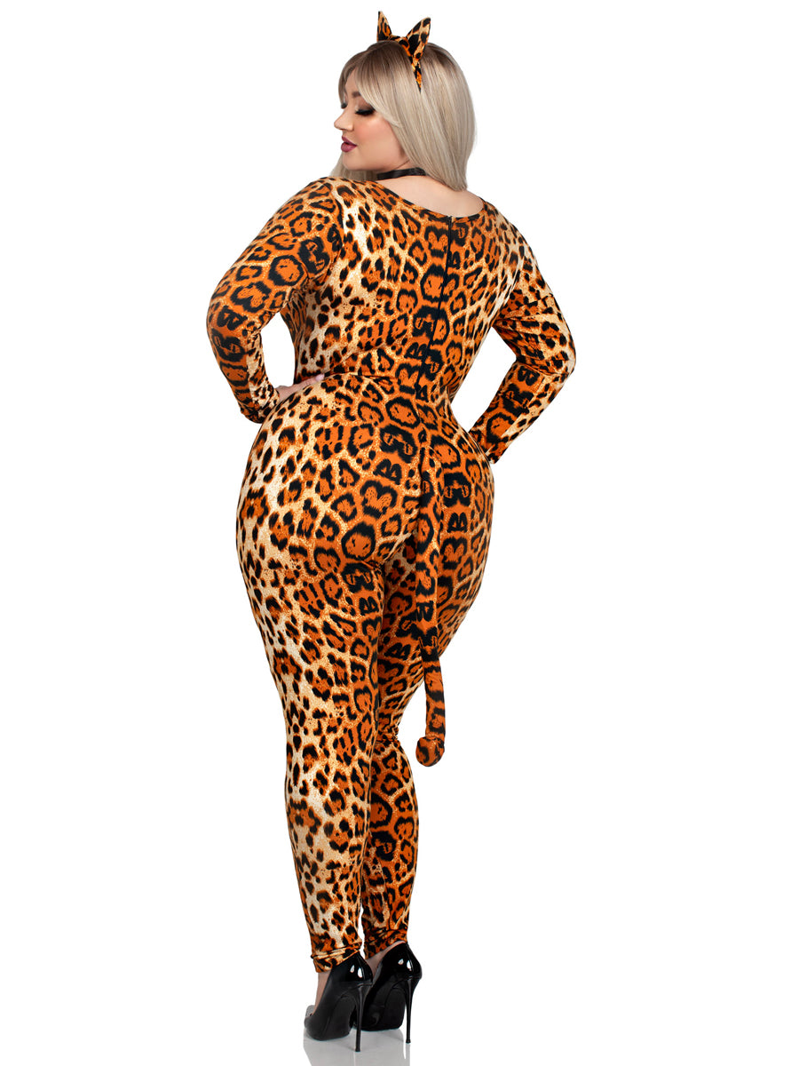 Cute Cougar Womens Sexy Plus Size Costume