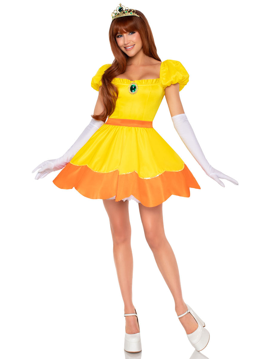 Sunflower Princess Womens Sexy Gamer Costume