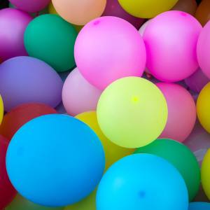 Image of colourful balloons