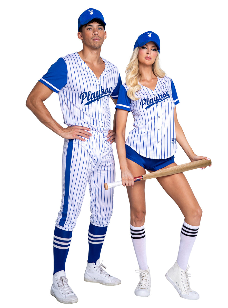 Baseball Homerun Hottie Sexy Womens Playboy Costume - Couple Image