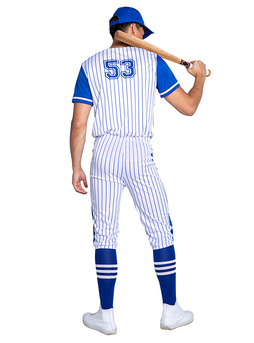 Baseball Homerun Hunk Sexy Mens Playboy Costume - Back Image