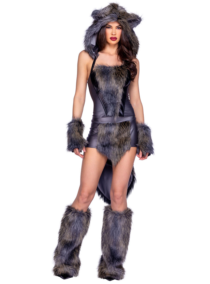 Black Ops Spy Womens Sexy White Jumpsuit Costume - Main Image