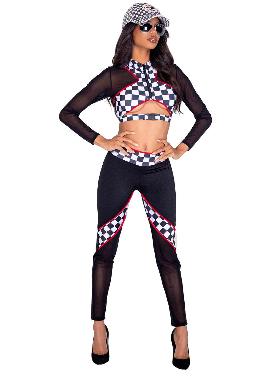 Race Car Driver Womens Sexy Costume