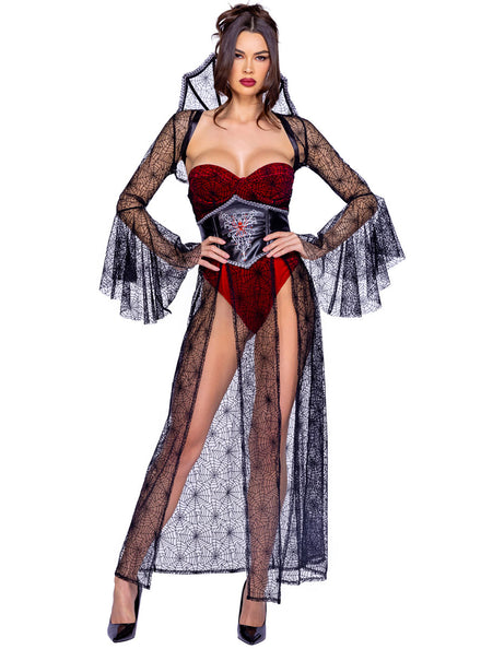 Blood Lusting Vampire Sexy Womens Halloween Costume - Back Image