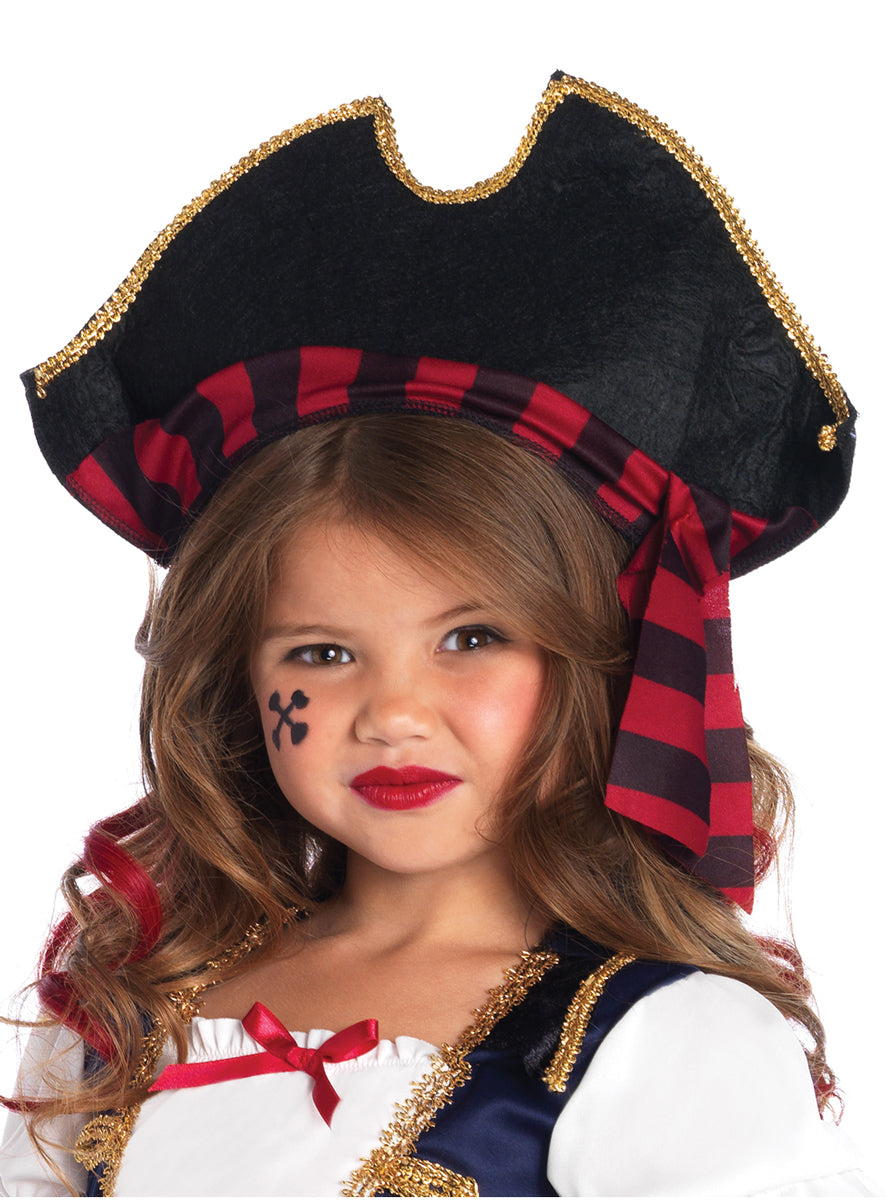 Girls Caribbean Pirate Costume Close Image 1