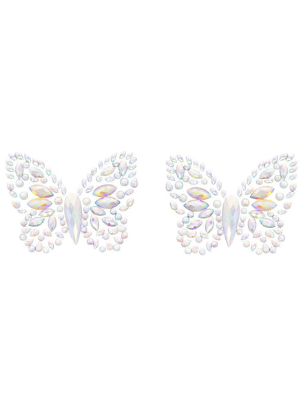 Chrysalis Glow In The Dark Butterfly Womens Nipple Jewel Stickers