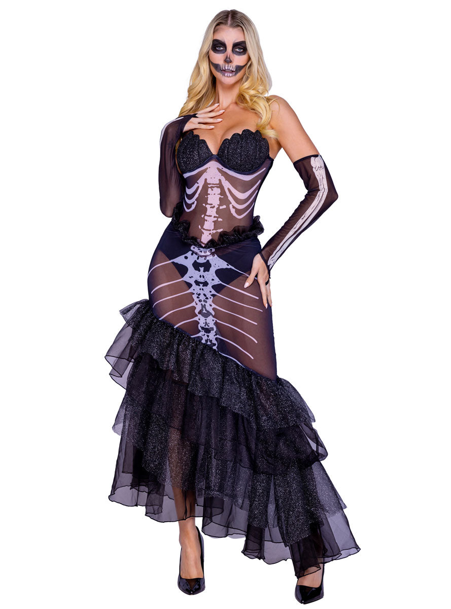 Dark Mermaid Sexy Womens Deluxe Halloween Costume - Main Image