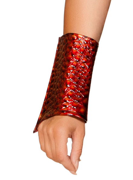 Dragon Slayer Red Wrist Cuffs