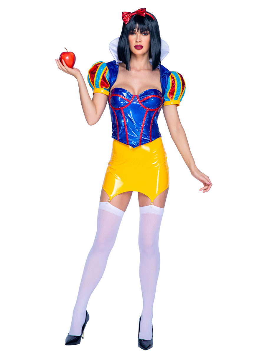 Enchanted Forest Vixen Womens Sexy Snow White Costume - Main Image