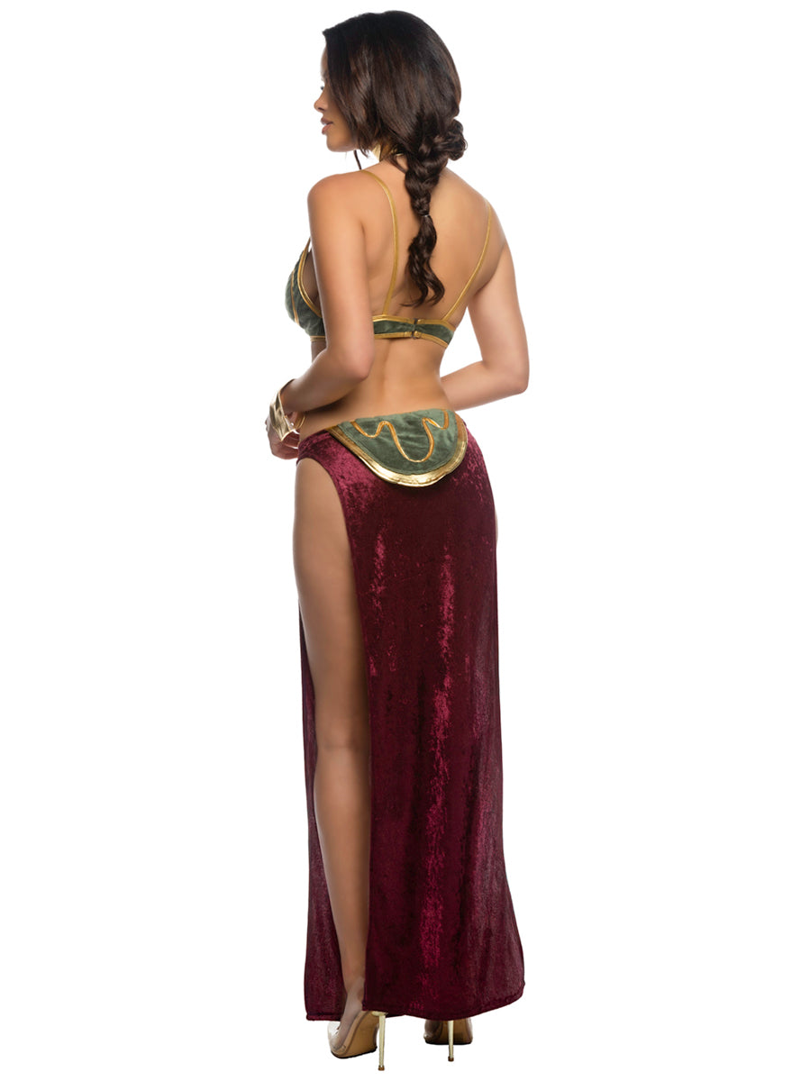 Far Off Galaxy Princess Sexy Womens Star Wars Leia Costume - Back Image
