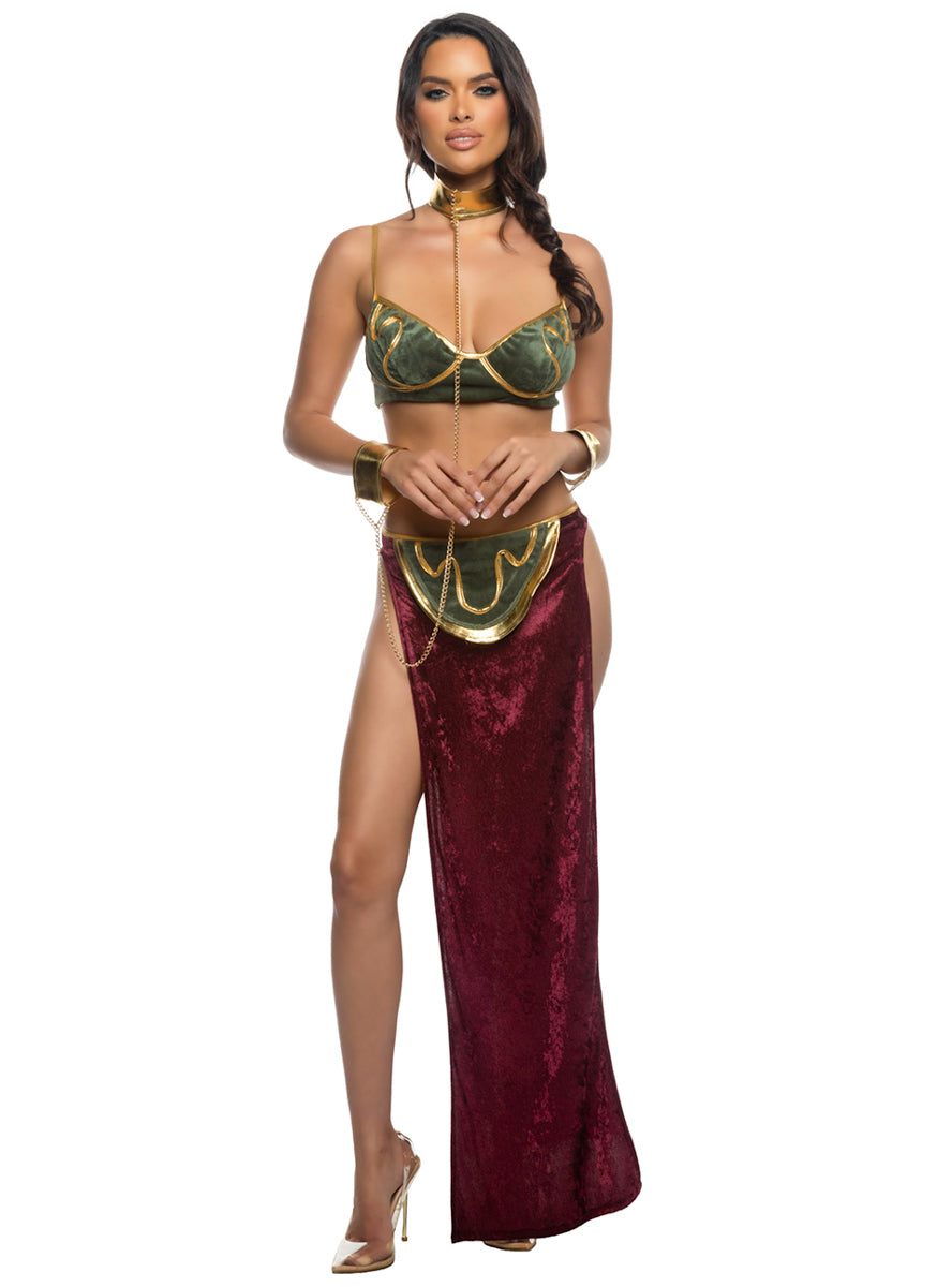 Far Off Galaxy Princess Sexy Womens Star Wars Leia Costume - Main Image