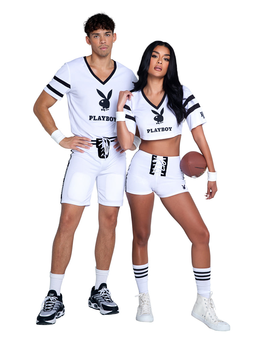 Football Touchdown Hunk Mens Playboy Sports Costume - Couple Image
