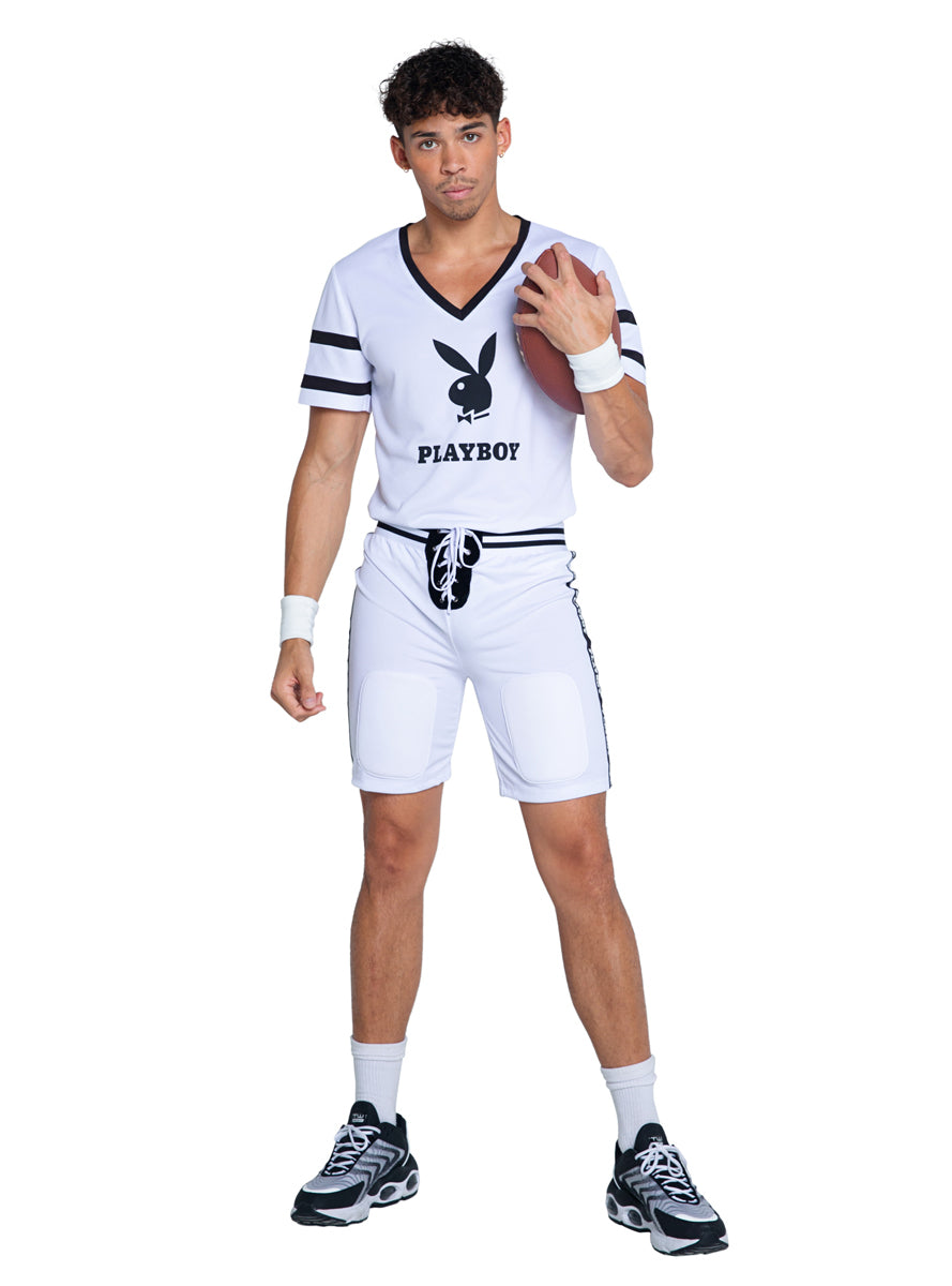 Football Touchdown Hunk Mens Playboy Sports Costume - Main Image