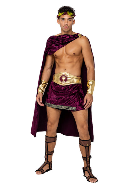 God Of Wine Mens Sexy Roman Costume - Main Image
