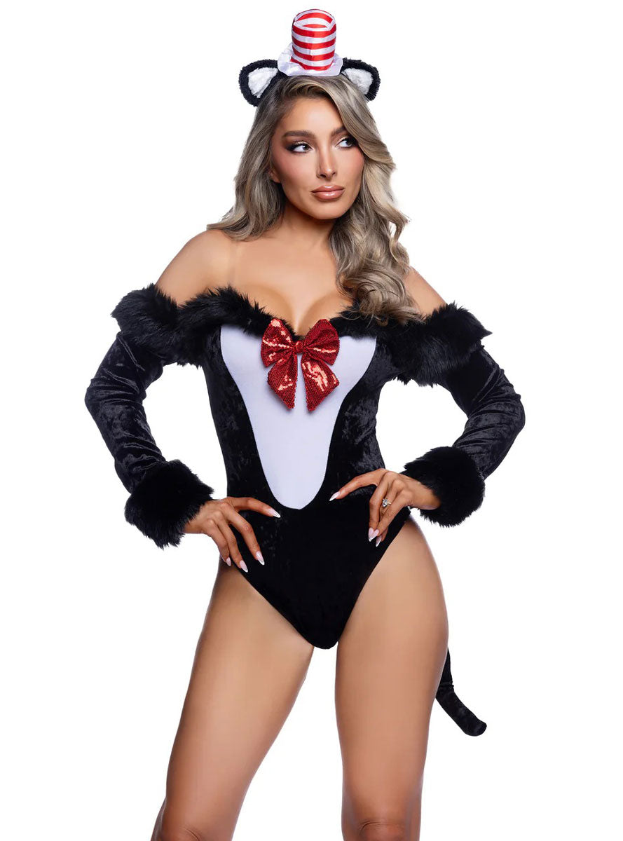 Hat Cat Babe Womens Sexy Costume