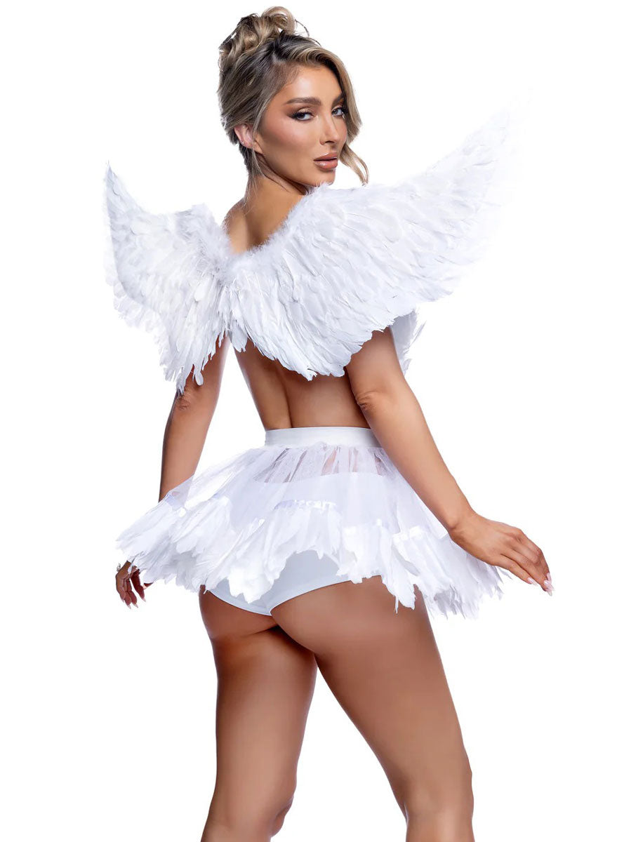 Heavenly White Angel Womens Sexy Costume