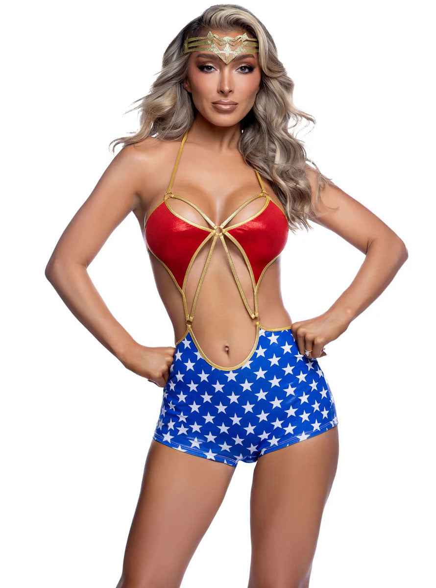 Justice Served Womens Sexy Superhero Costume