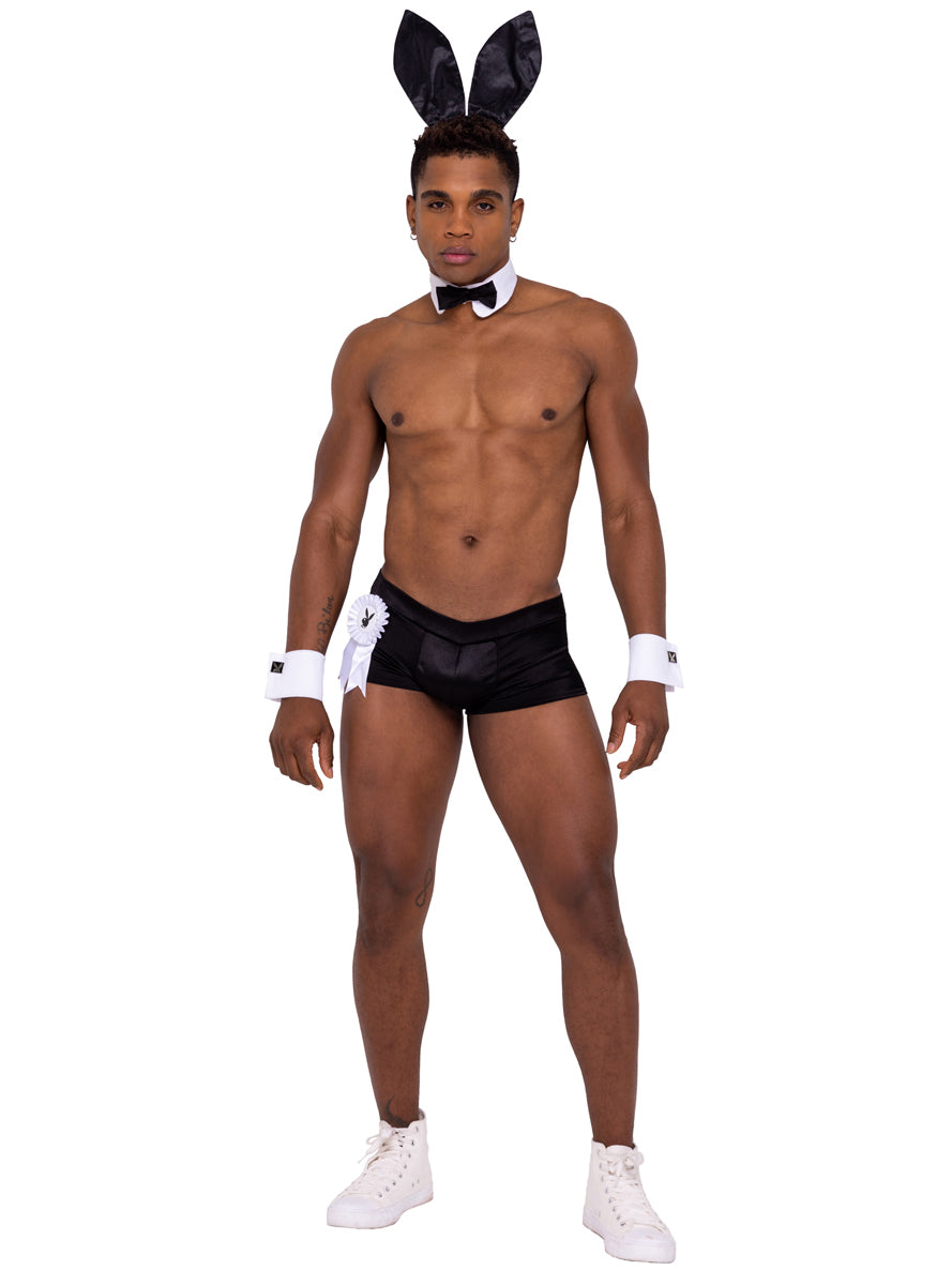 Mens Playboy Bunny Sexy Hunky Playmate Costume - Main Image