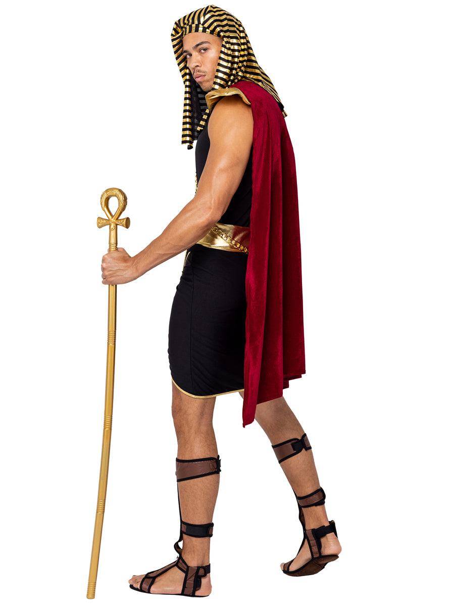 Mighty Pharaoh Sexy Mens Ancient Egyptian Costume - Back Image