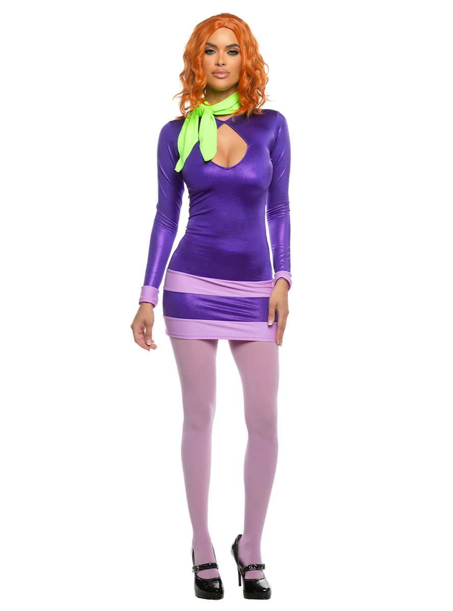 Mystery Diva Sexy Womens Daphne Scooby Doo Character Costume - Main Image