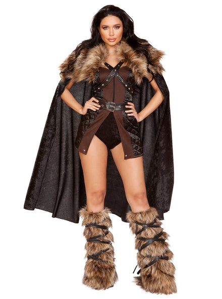 Northern Warrior Womens Sexy Deluxe Viking Costume - Main Image