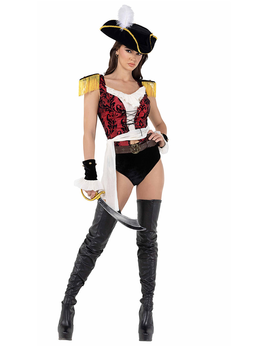 Playboy High Sea Pirate Sexy Womens Costume - Main Image