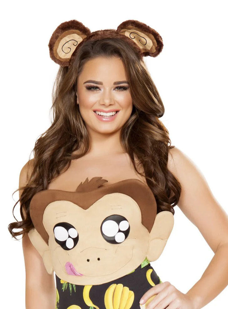 Plush Monkey Ears Headband