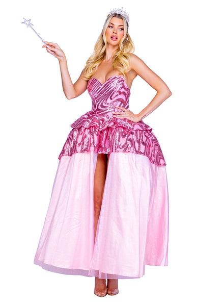 Popular Witch Womens Deluxe Glinda Costume - Main Image