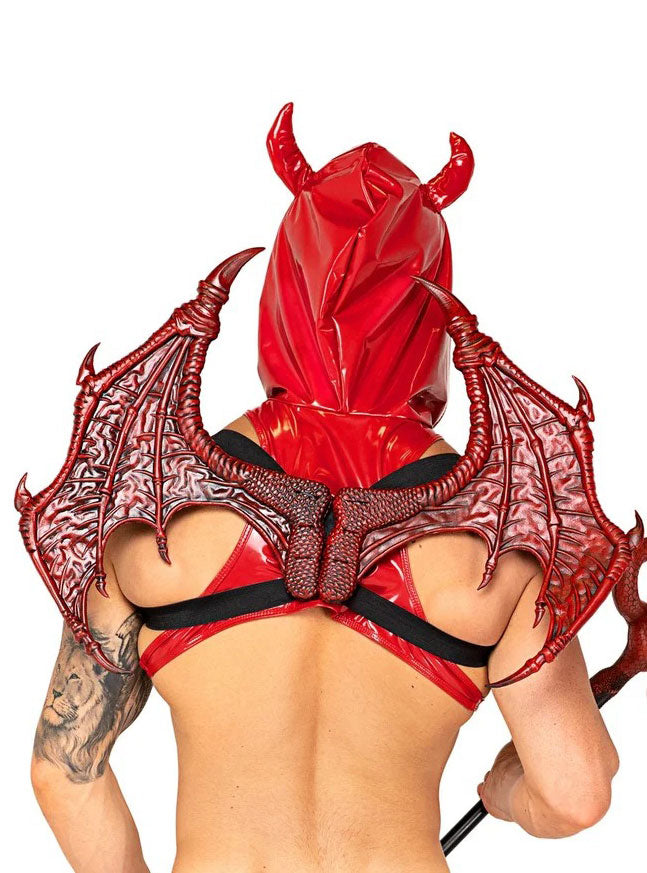 Red Devil Halloween Costume Wings