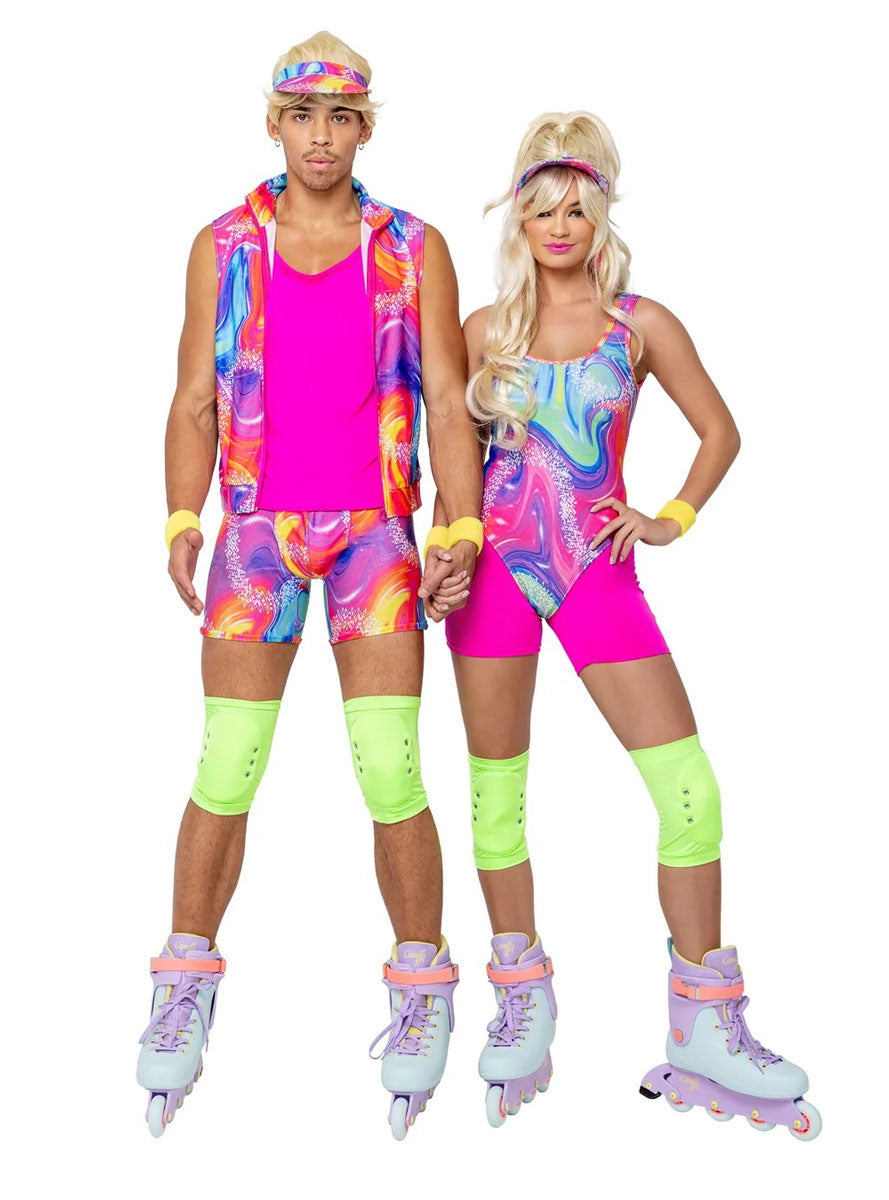 Retro Rollerblade Doll Womens Costume