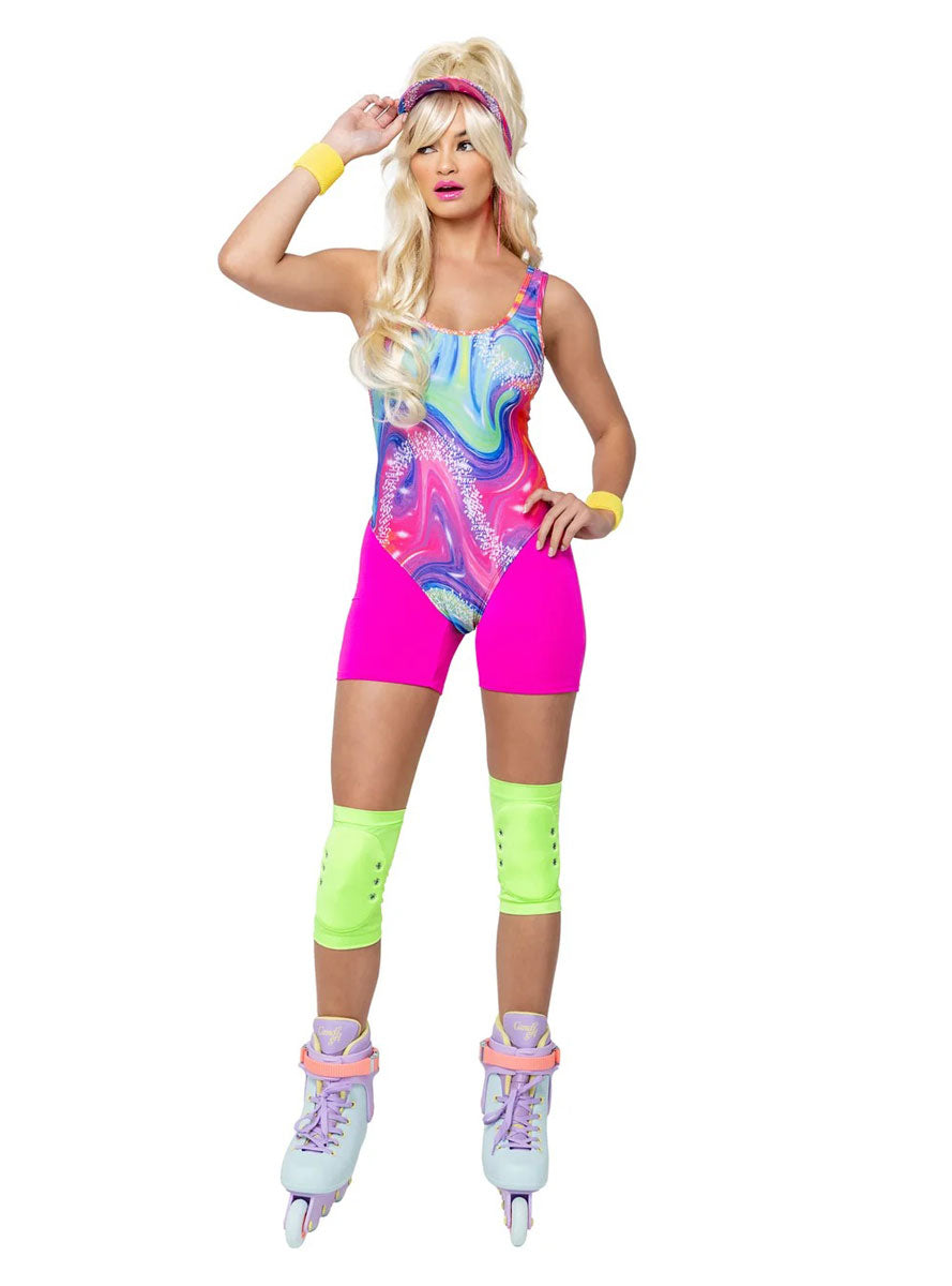 Retro Rollerblade Doll Womens Costume