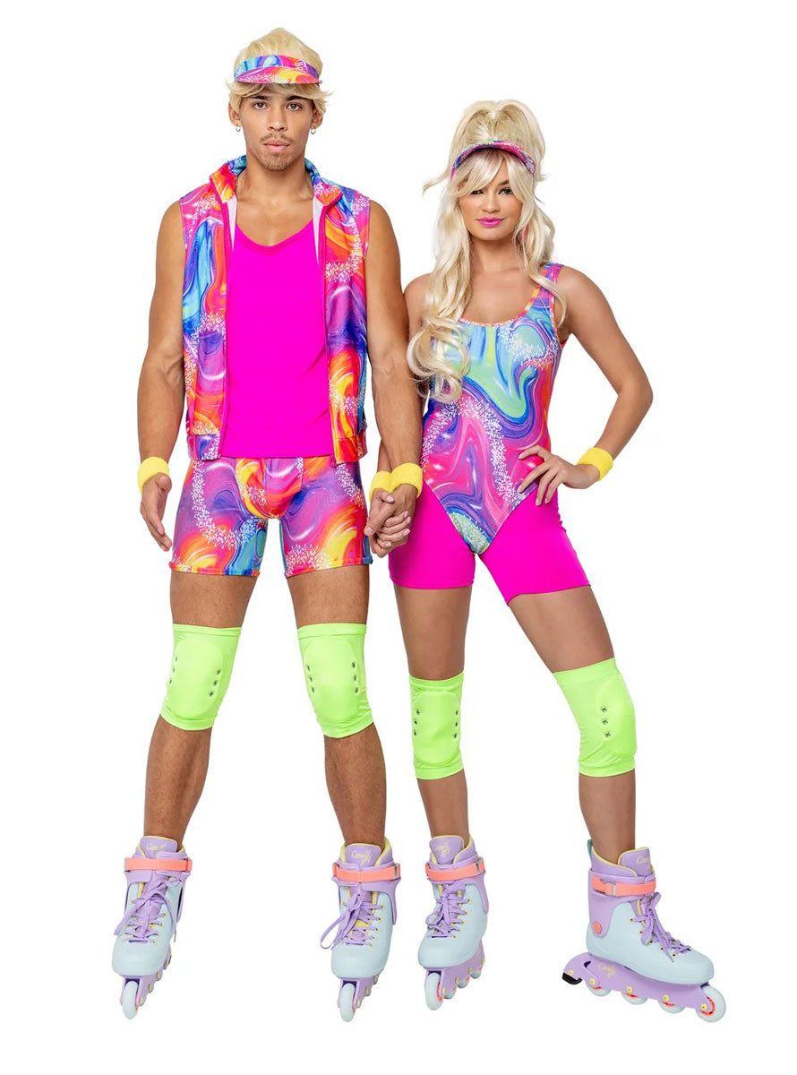Retro Rollerblade Stud Mens Costume