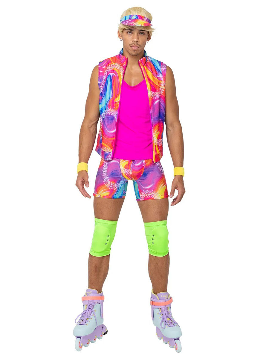 Retro Rollerblade Stud Mens Costume