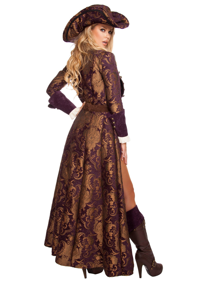 Sexy Decadent Pirate Diva Deluxe Womens Costume - Main Image