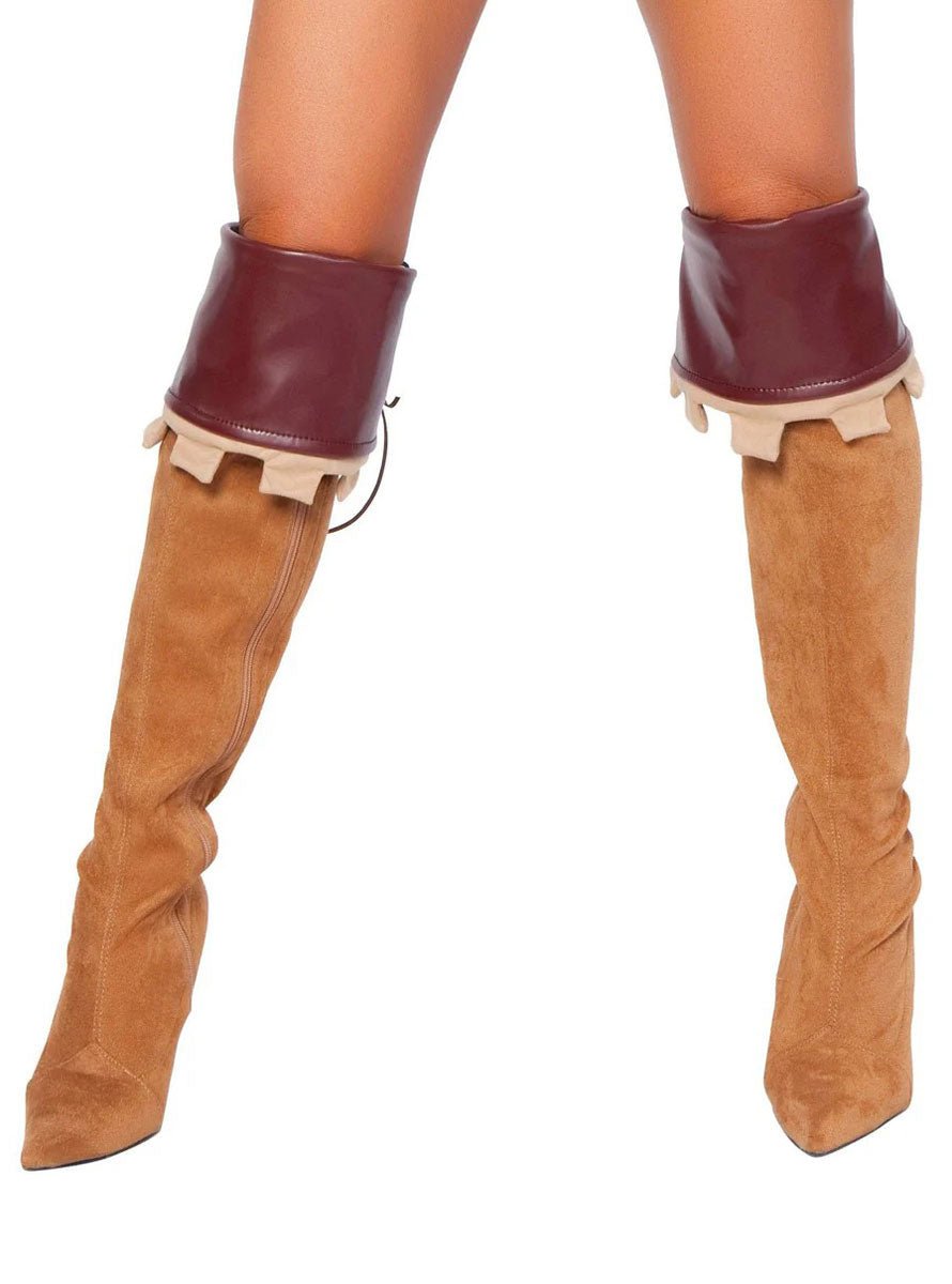 Sherwood Robyn Brown Boot Cuffs